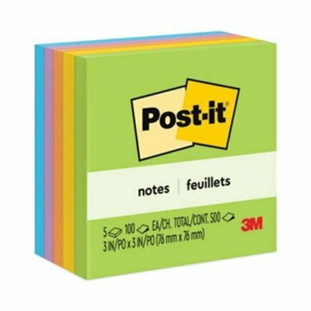 3M Post-it Notes, 3inx3in, 5PK 6545UC